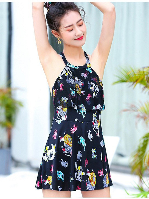 ĐỒ BƠI DẠNG VÁY HOẠ TIẾT ĐỘNG VẬT