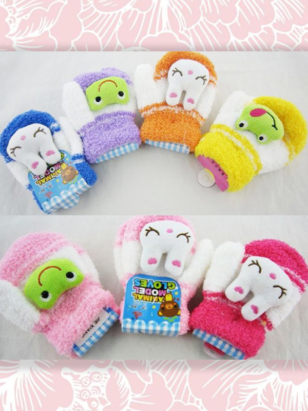 GĂNG TAY LEN MỀM CHO BÉ