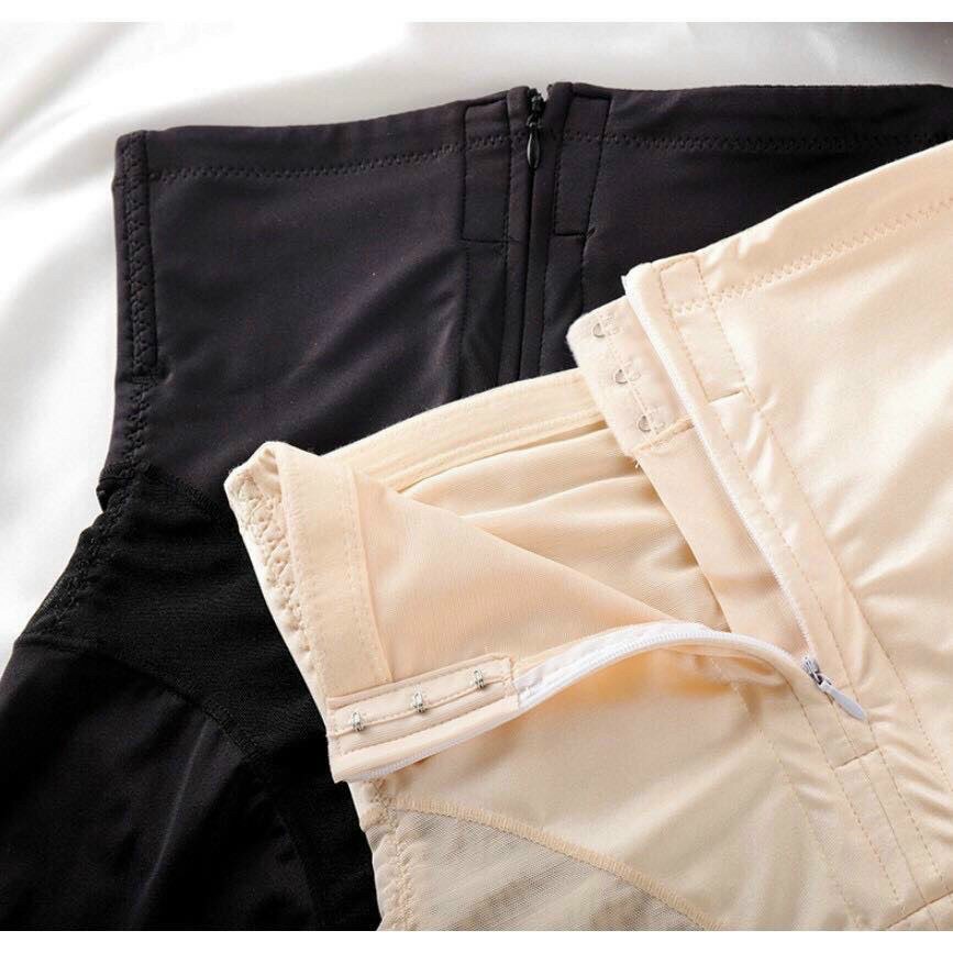 QUẦN GEN BỤNG EO CAO KHOÁ KÉO TRƯỚC