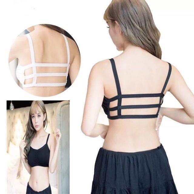 ÁO BRA 3 DÂY HỌC SINH CÓ MÚT MỎNG, FREESIZE DƯỚI 40KG