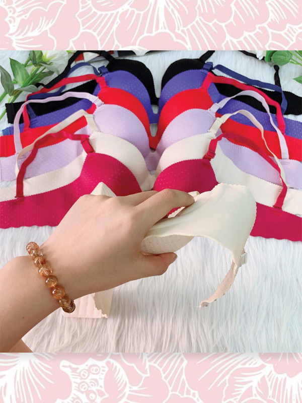 ÁO SU ĐÚC NÂNG NGỰC ĐỆM BÀN TAY HOẠ TIẾT HOA [#987]