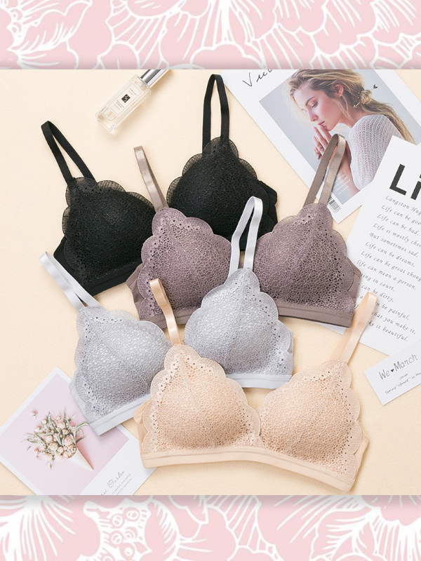 ÁO KHÔNG GỌNG REN MỀM ĐIỆU ĐÀ QUYẾN RŨ #18