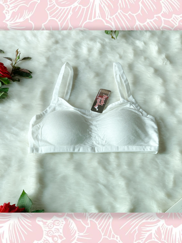 ÁO BRA 3 DÂY HỌC SINH CÓ MÚT MỎNG, FREESIZE DƯỚI 40KG