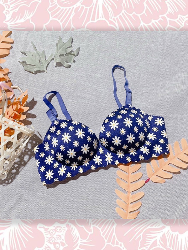 ÁO SU ĐÚC FOYCOY HOA CÚC KHÔNG GỌNG NÂNG NGỰC BÀN TAY [#030]