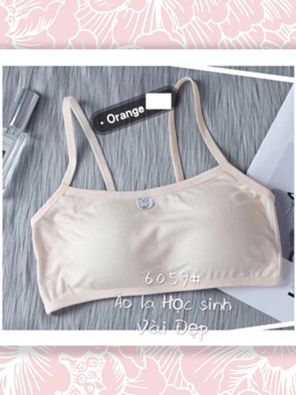 BRA-BRALETTE - ÁO LÁ HỌC SINH 2 DÂY CÓ MÚT [#6059]