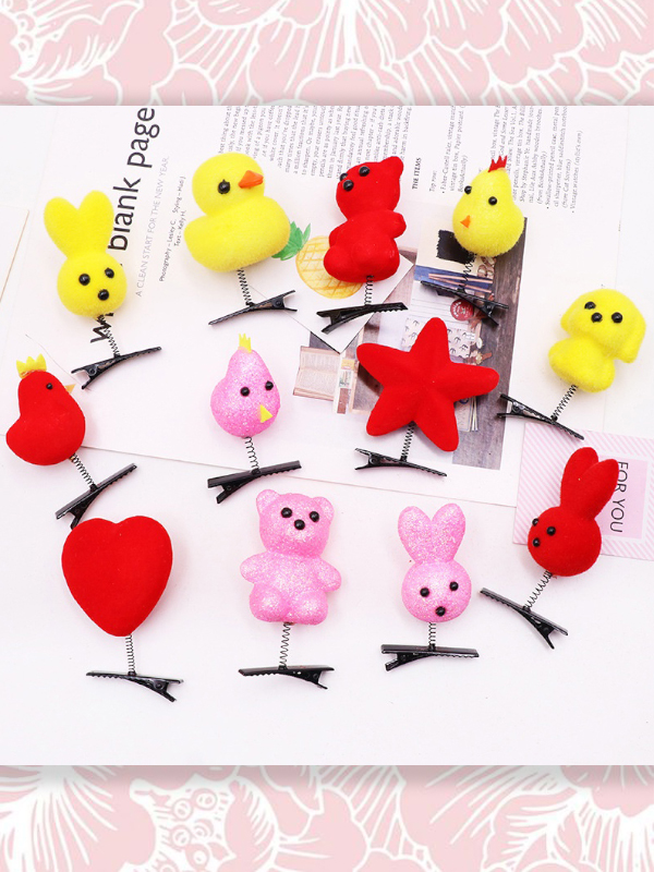 KẸP TÓC NHIỀU HÌNH NGỘ NGHĨNH VÀ DỄ THƯƠNG