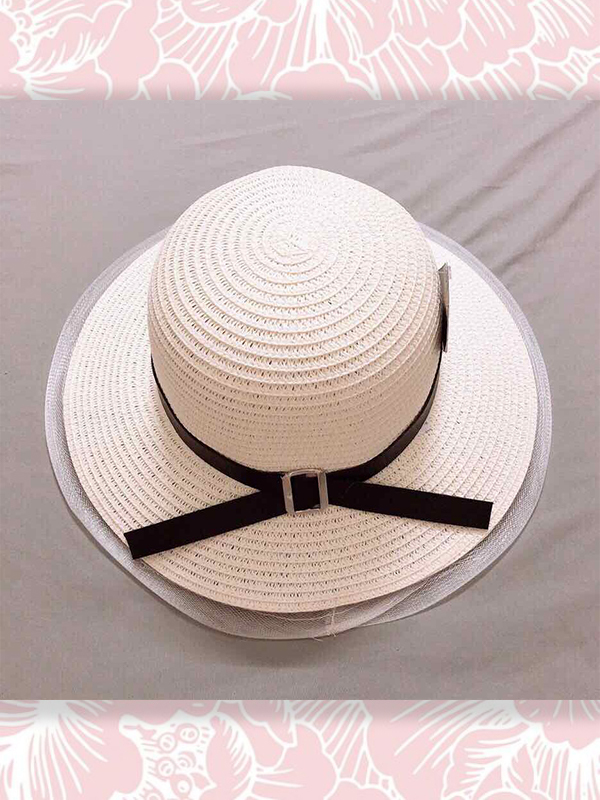 MŨ ĐI BIỂN ĐAI DA VÀNH CỤP