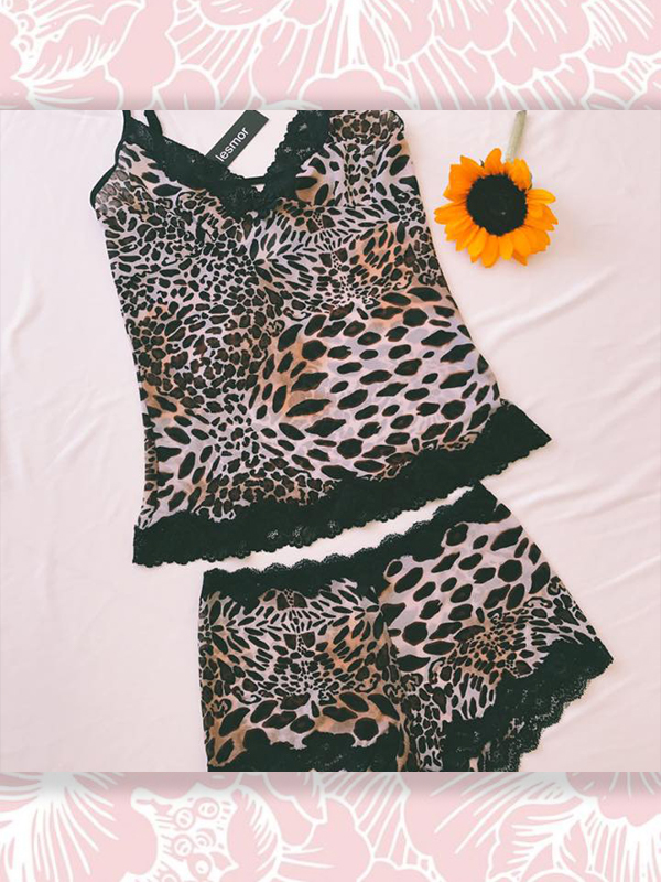 BỘ ĐỒ NGỦ DA BÁO LESMOR