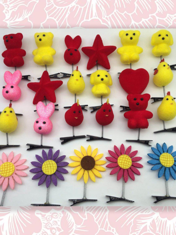 KẸP TÓC NHIỀU HÌNH NGỘ NGHĨNH VÀ DỄ THƯƠNG