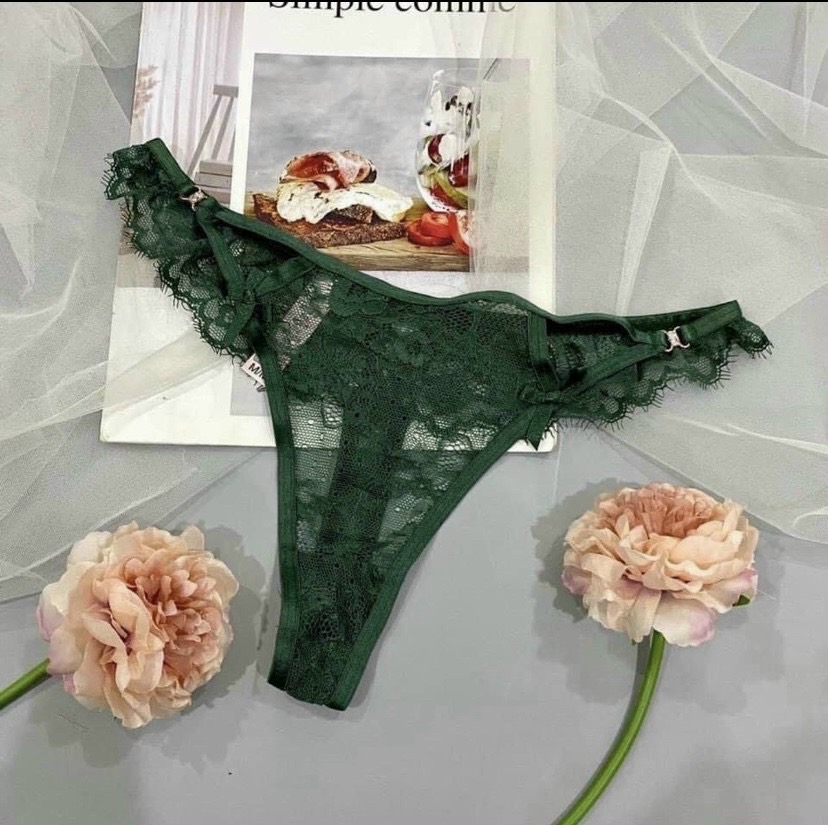 QUẦN LỌT KHE REN MỀM 2 NƠ