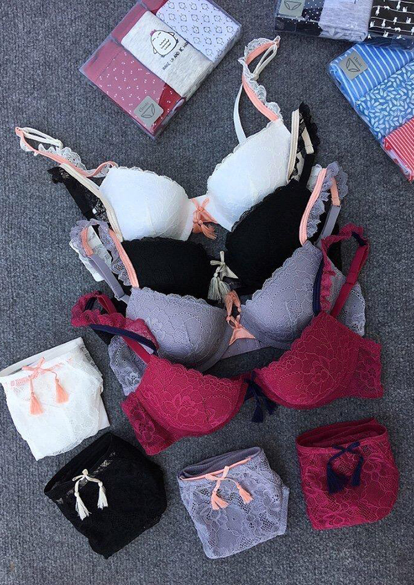 BỘ ĐỒ LÓT LOVE EYES NƠ #6036