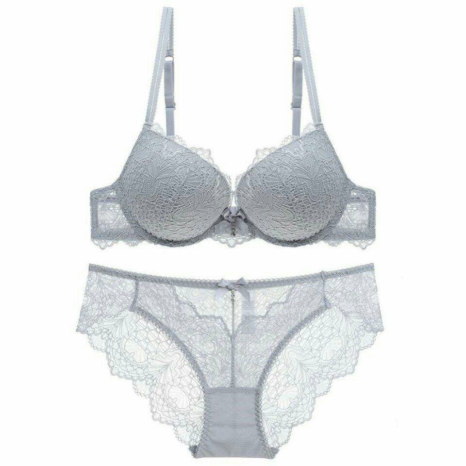 BỘ ĐỒ LÓT MOUSE KÉP PHỐI REN ĐÍNH ĐÁ #1723