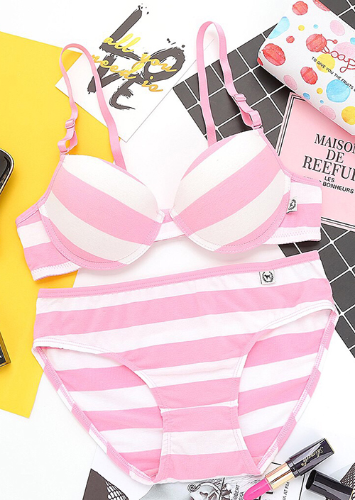 SET BỘ SỌC NGANG MOUSE COTTON TRẺ TRUNG #8008