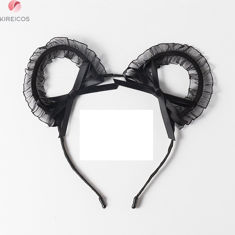 CÀI TÓC GẤU VIỀN REN HOA