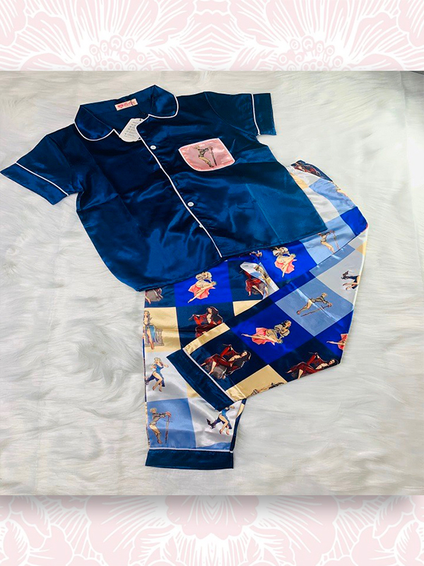 BỘ NGỦ PYJAMA LỤA SATIN