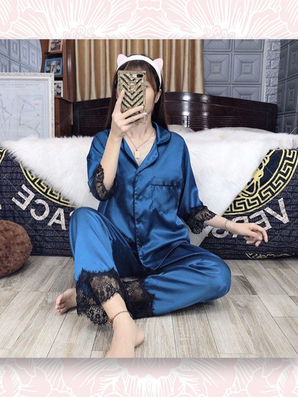 BỘ NGỦ PYJAMA LỤA CAO CẤP