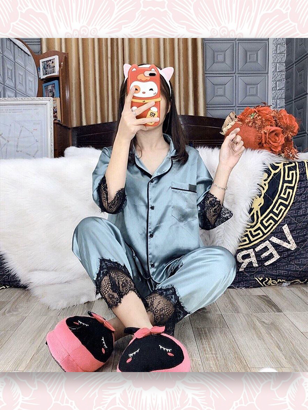 BỘ NGỦ PYJAMA LỤA CAO CẤP