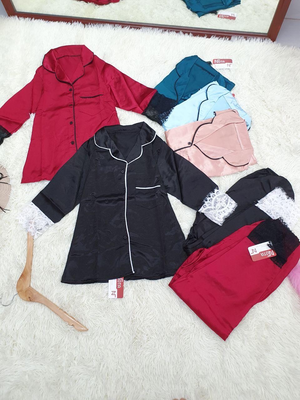 BỘ NGỦ PYJAMA LỤA CAO CẤP