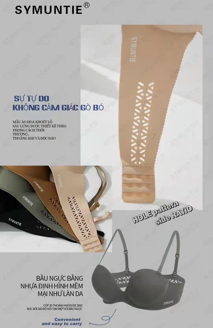 ÁO SU ĐÚC KHÔNG GỌNG NÂNG NGỰC BÀN TAY #S03