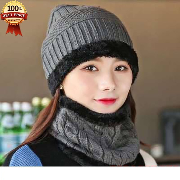 SET KHĂN MŨ LEN CHO NAM NỮ SIÊU TIỆN LỢI