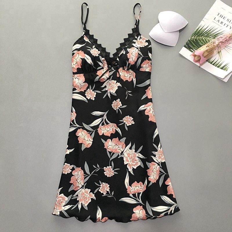 VÁY NGỦ LỤA HOA