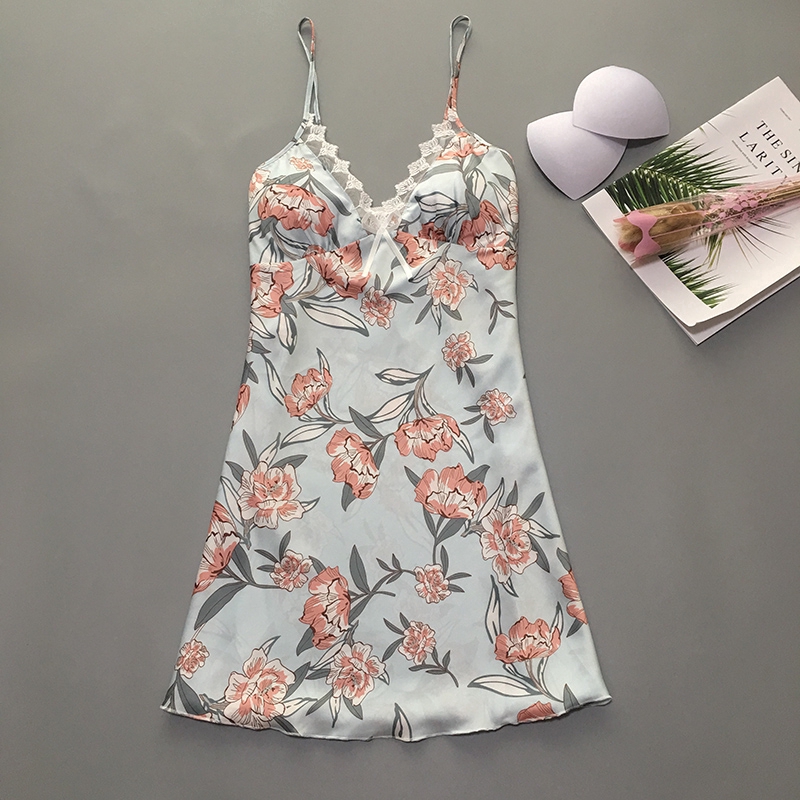 VÁY NGỦ LỤA HOA