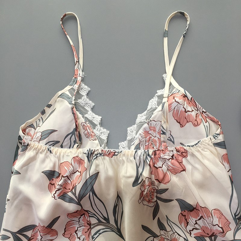 VÁY NGỦ LỤA HOA