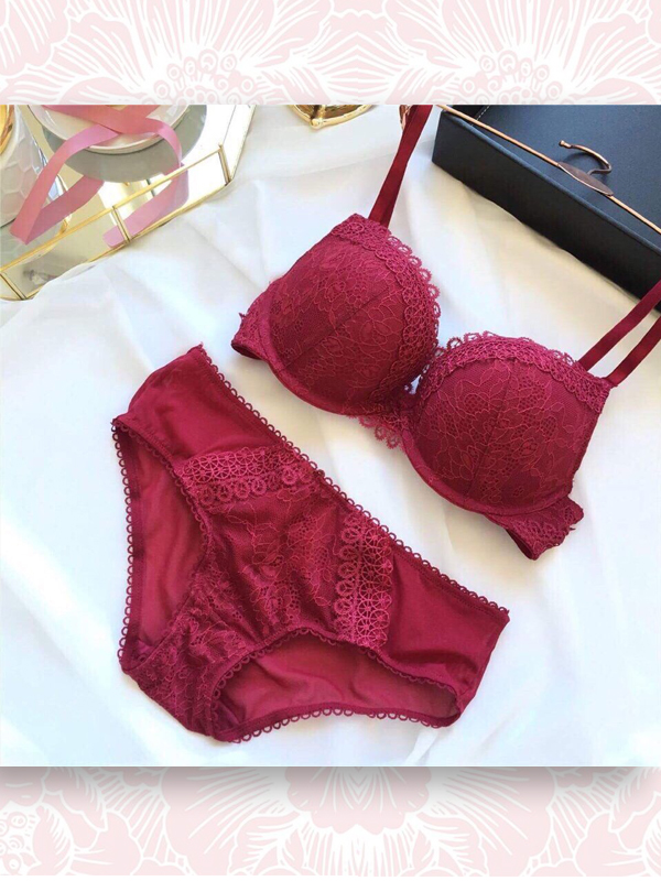 BỘ ĐỒ LÓT VIC PHỐI REN SIÊU ĐẨY #1738