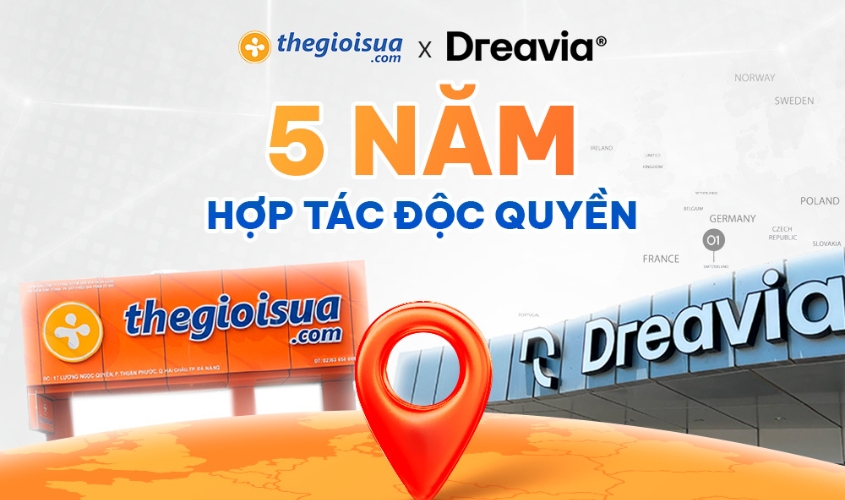 Thegioisua com – Doi tac phan phoi doc quyen cua Dreavia tai Viet Nam