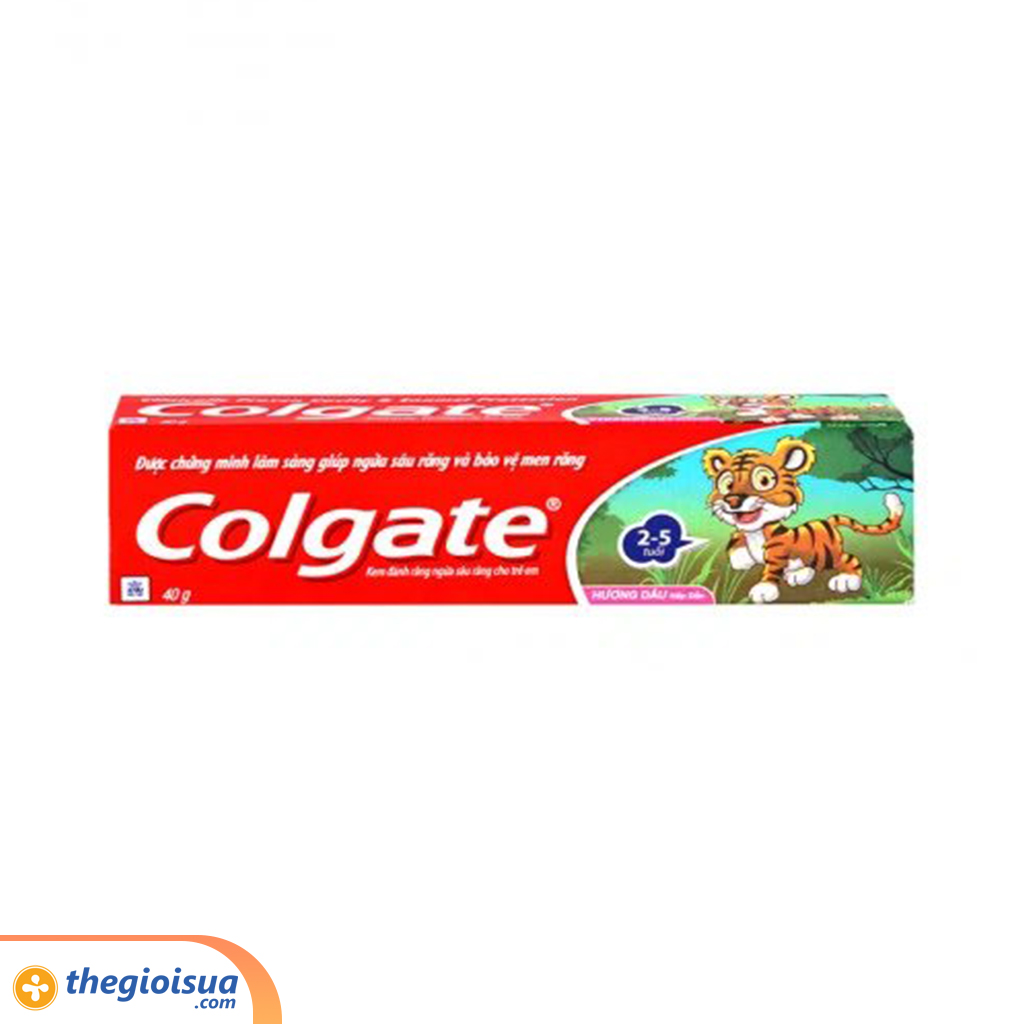 Kem đánh răng Colgate trẻ em hương dâu 40g