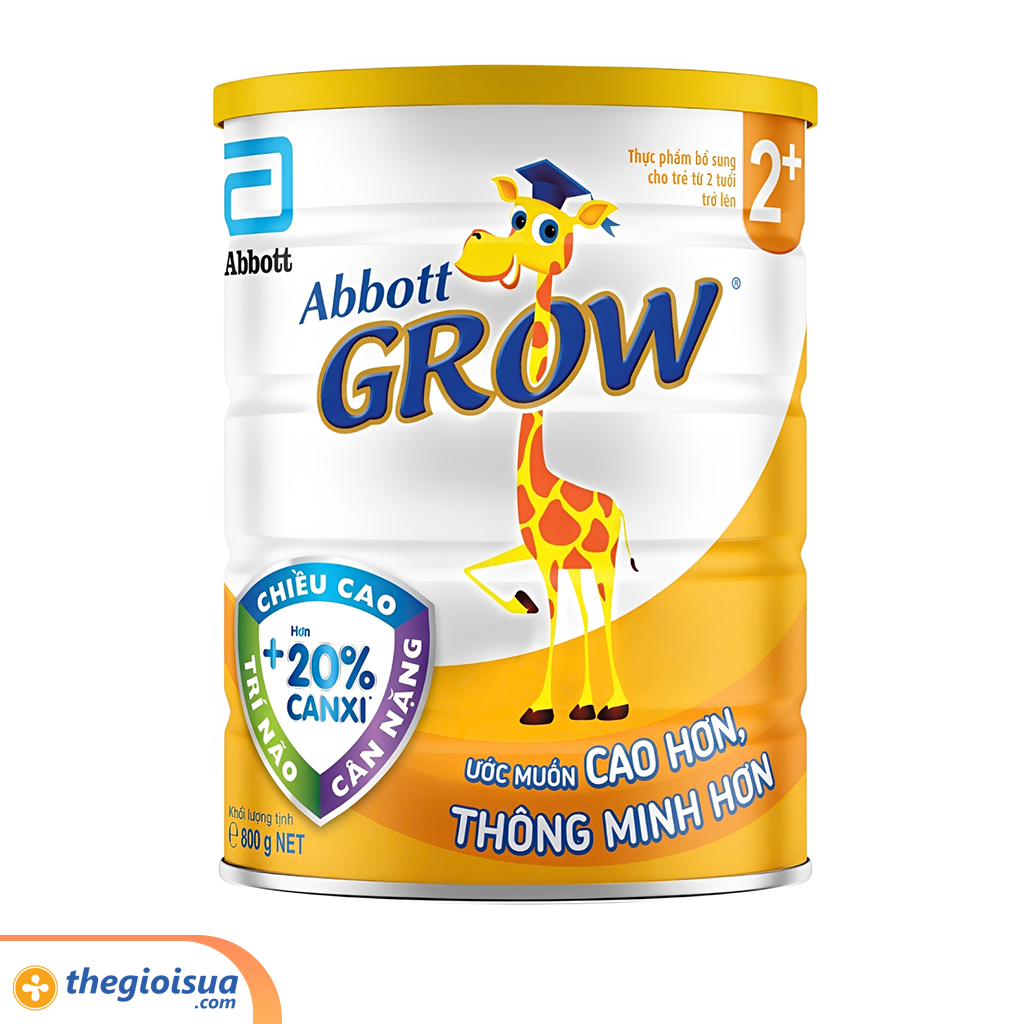 Sữa bột Abbott Grow 2+ 800g (Từ 2 tuổi trở lên)