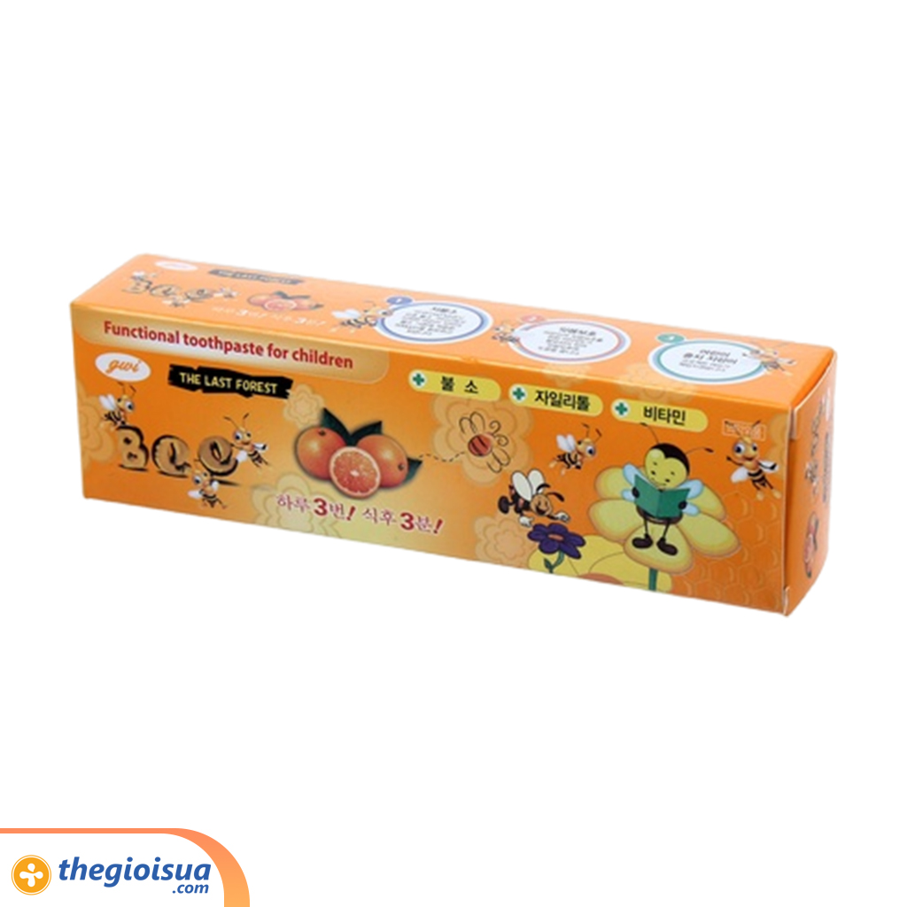 Kem đánh răng trẻ em Bee (Hương Cam) cho bé trên 2 tuổi