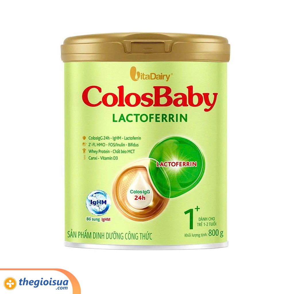Sữa Bột ColosBaby Lactoferrin 1+ 800g