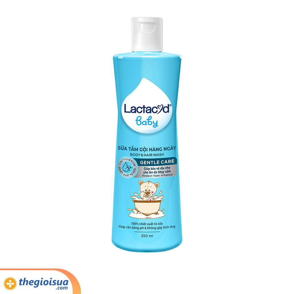 Sữa tắm gội Lactacyd Gentle Care 250ml