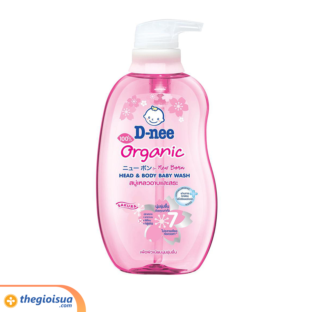 Tắm gội Dnee 380ml Hồng