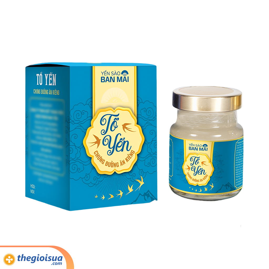 Yến sào Ban Mai - Tổ yến chưng đường ăn kiêng 70ml