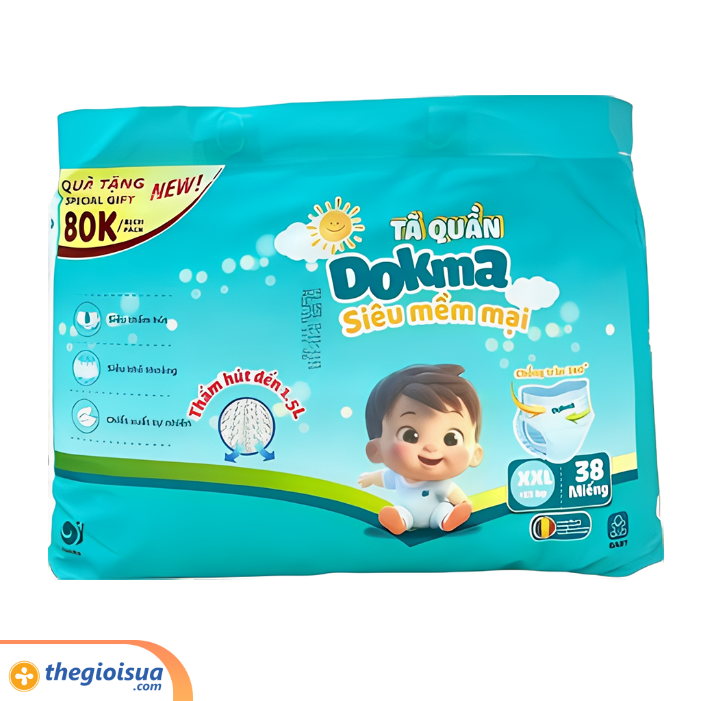 TÃ QUẦN DOKMA PREMIUM BABY - XXXL34