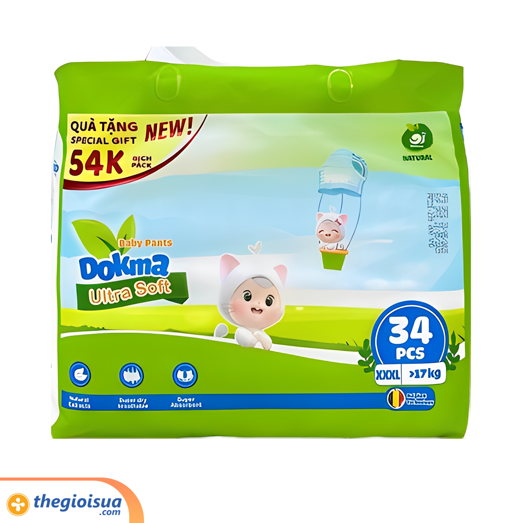 TÃ QUẦN DOKMA ECO BABY  - XXXL34