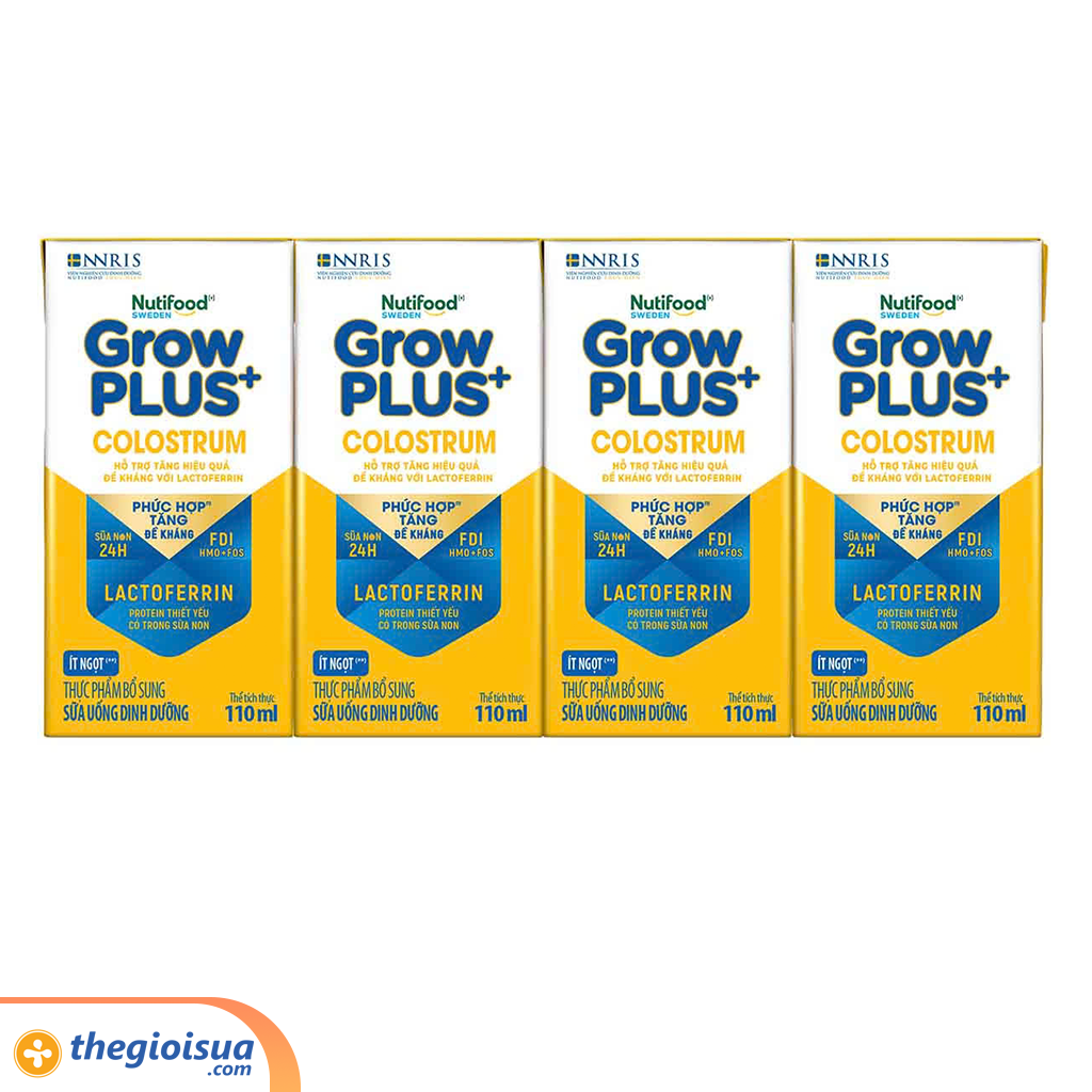 Sữa Uống Dinh Dưỡng Grow Plus+ colostrum Lactoferrin 110ml