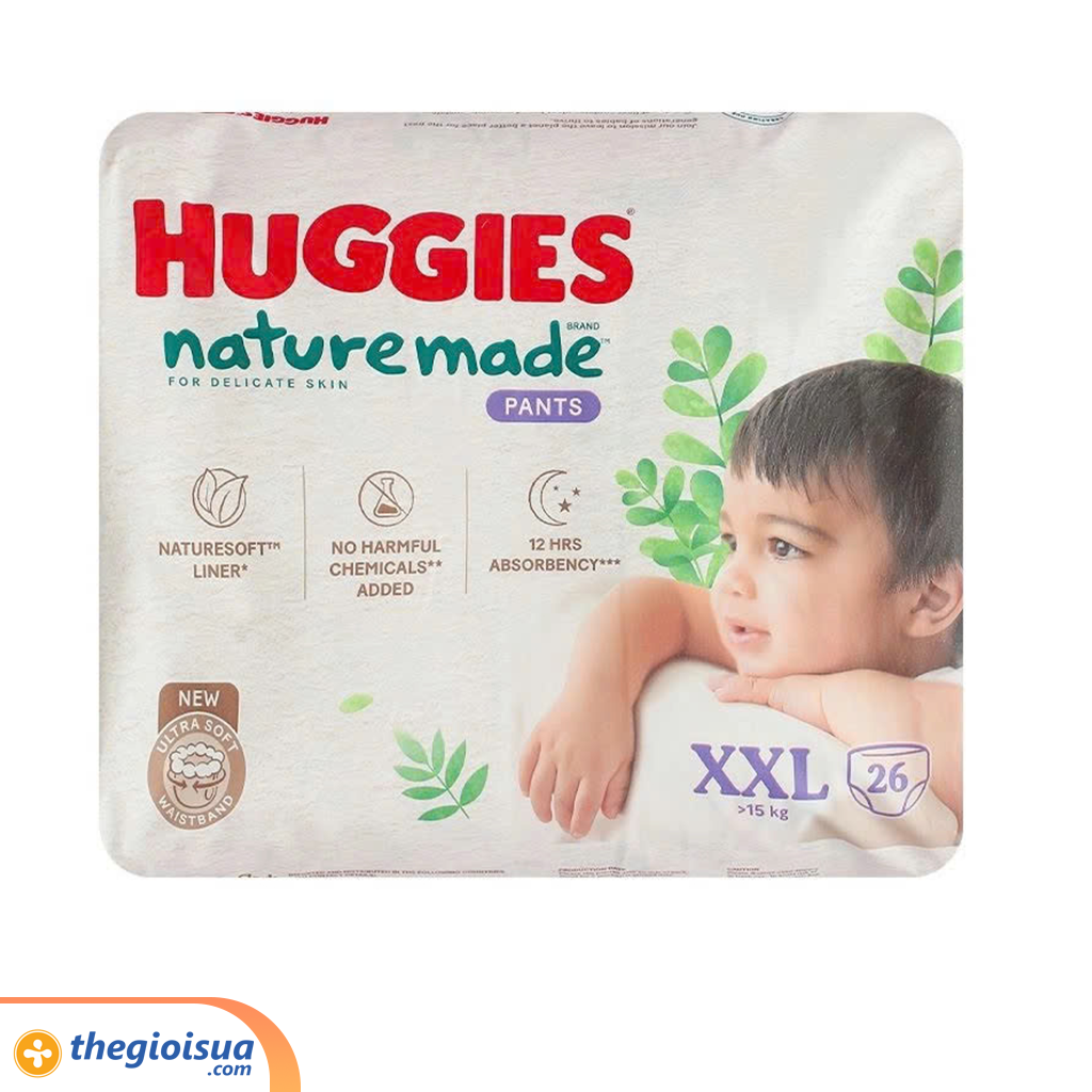 Tã quần Huggies Naturemade XXL26