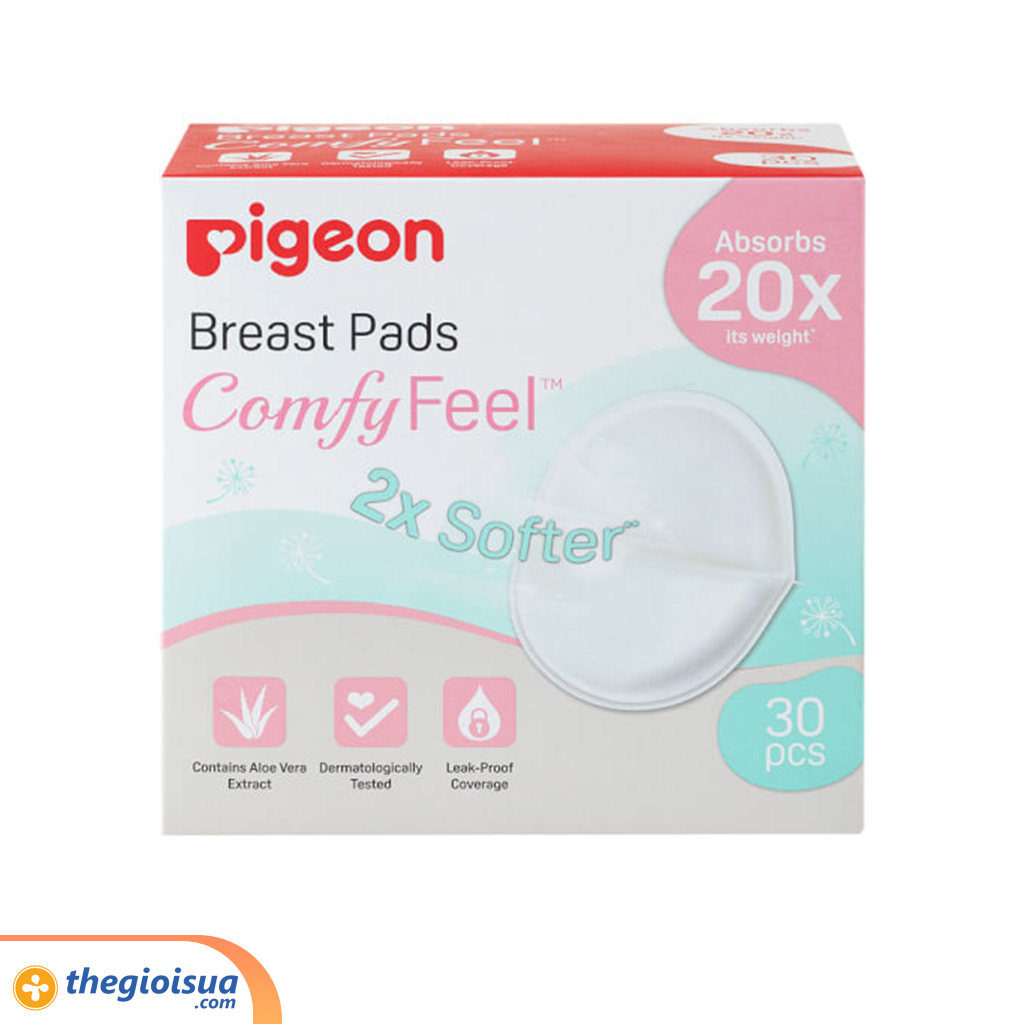 Tấm lót thấm sữa Pigeon Nha đam 30 miếng