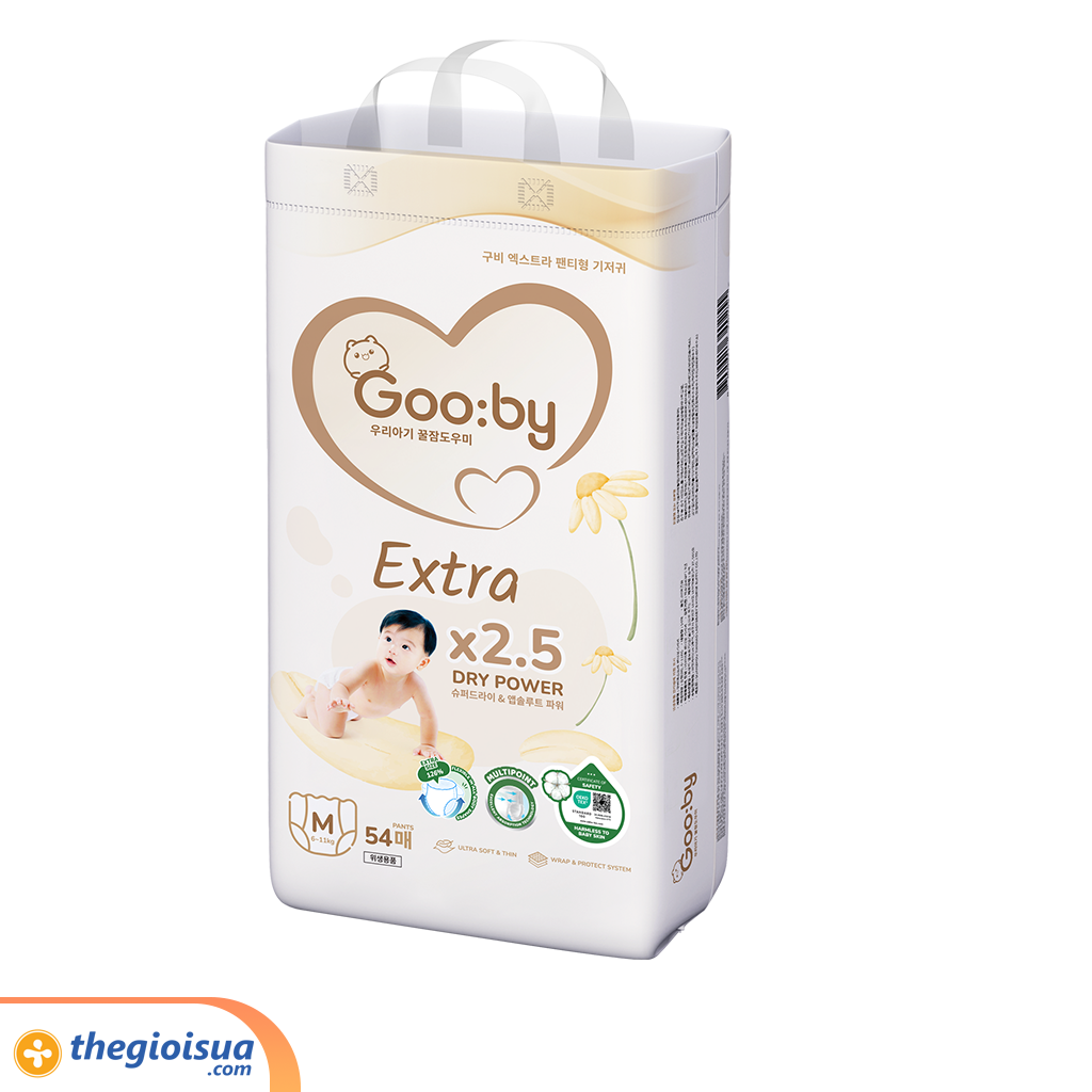 Tã quần Goo:by Extra size M 54 miếng (cho bé 6 - 11kg)
