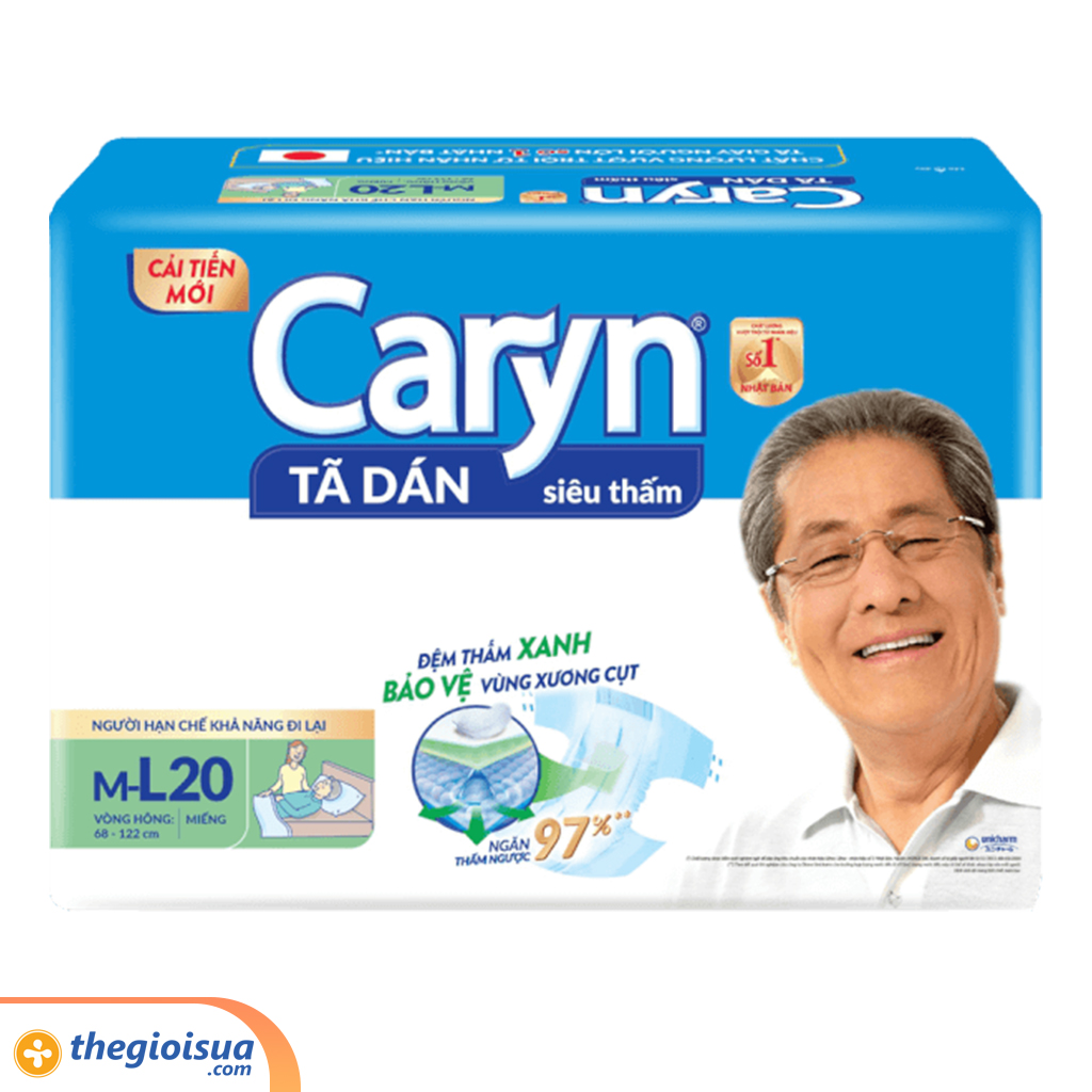 Tã dán Caryn M/L 20