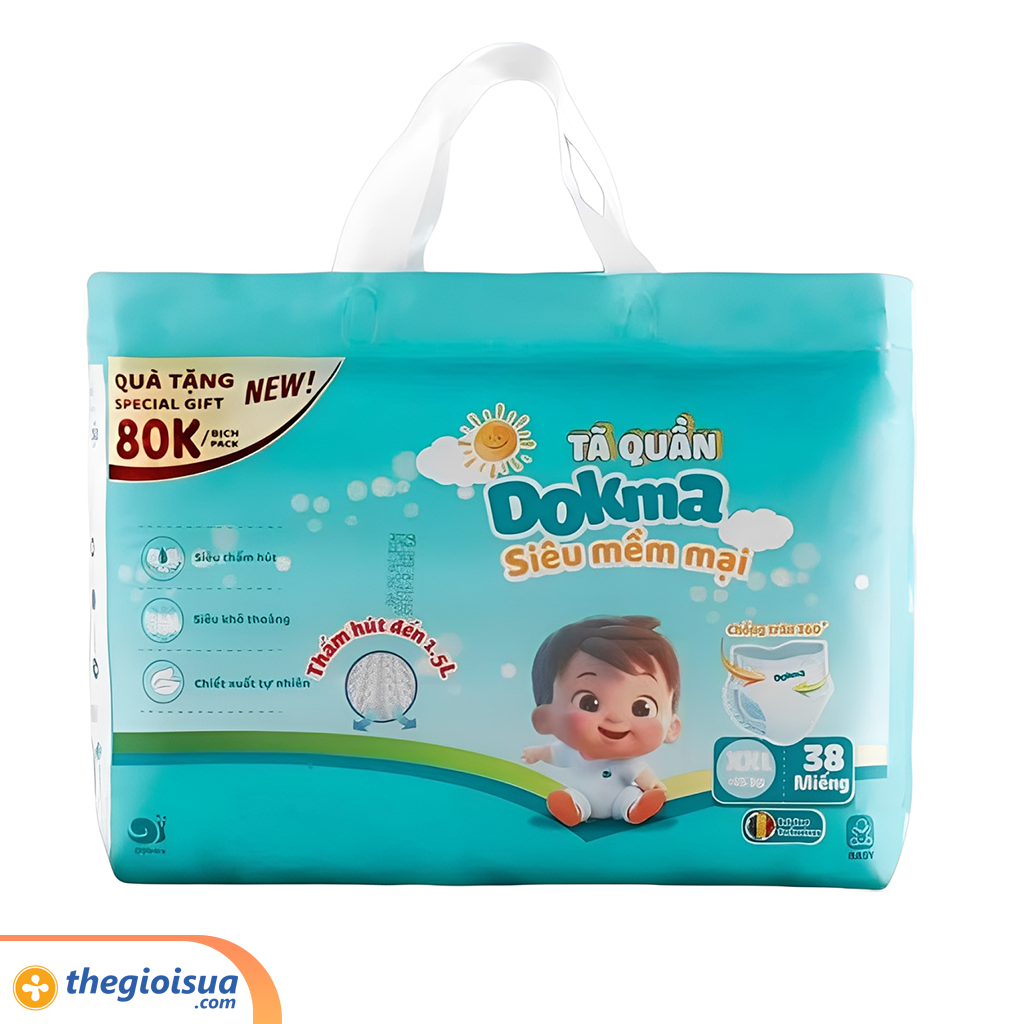 TÃ QUẦN DOKMA PREMIUM BABY - XXL38