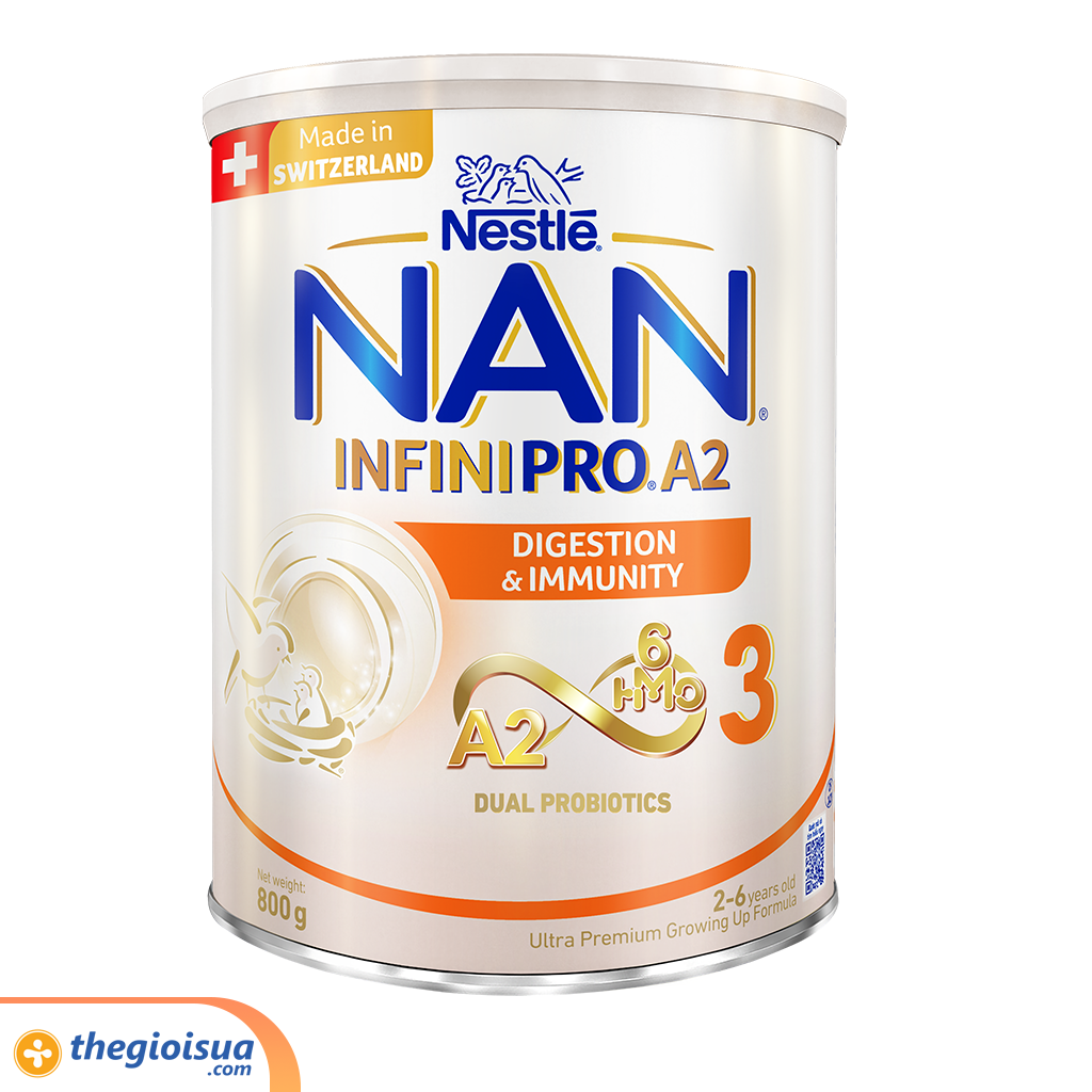 Sữa bột NAN INFINIPRO A2 6HMO 3 800g