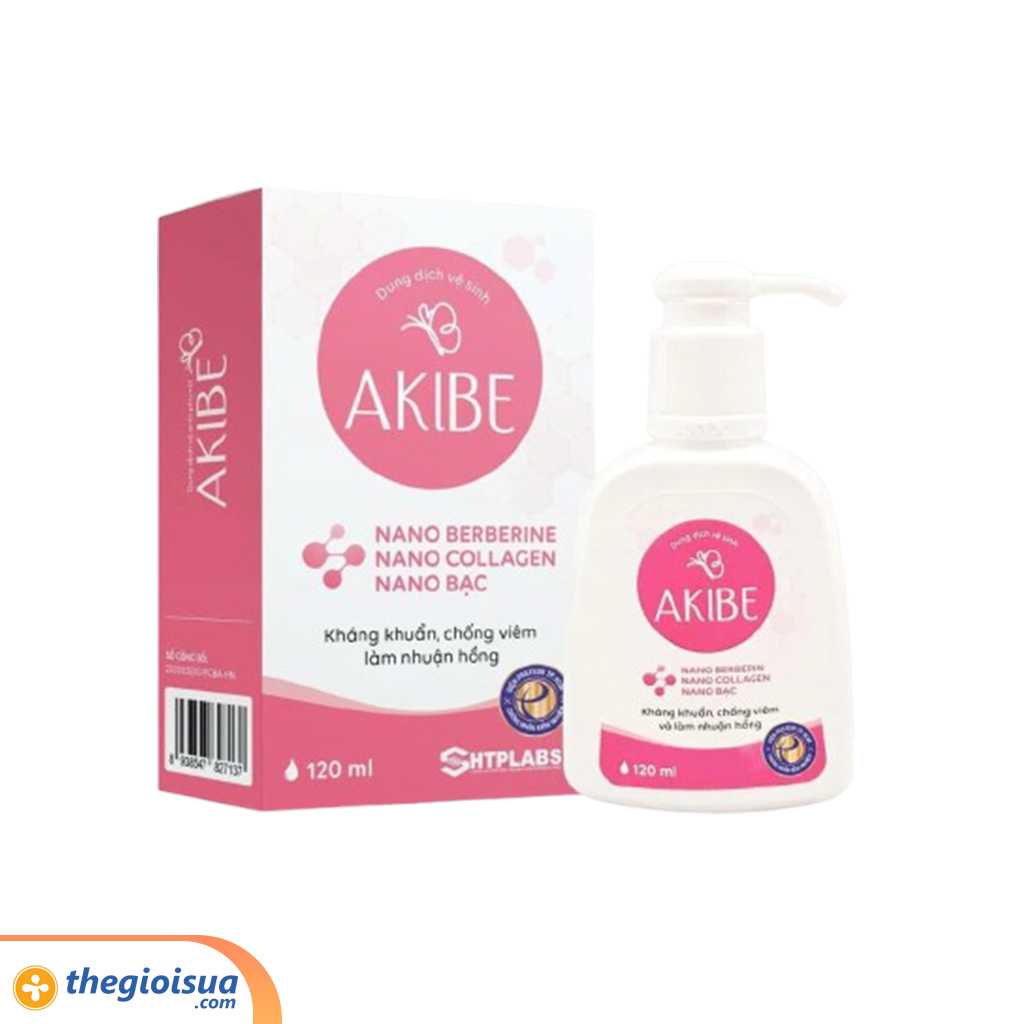 Dung dịch vệ sinh phụ nữ Akibe 120ml hương Tender Kiss