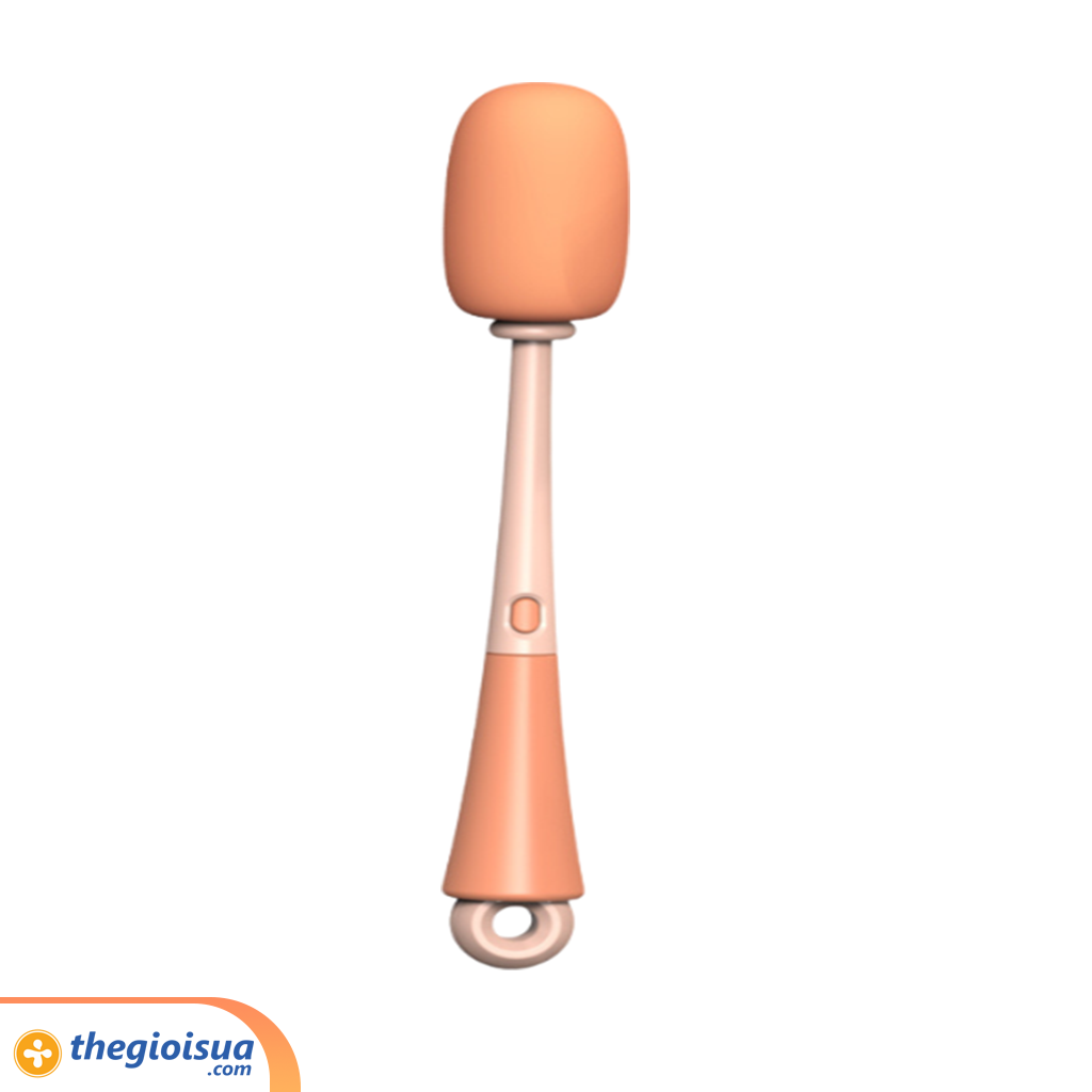 Dụng cụ vệ sinh bình sữa đa năng Hallysen - Cam