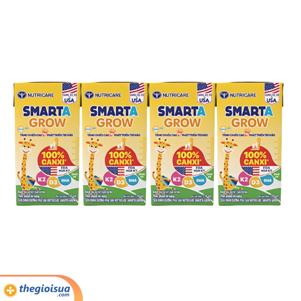 Sữa Dinh dưỡng pha sẵn Nutricare Smarta Grow 110ml