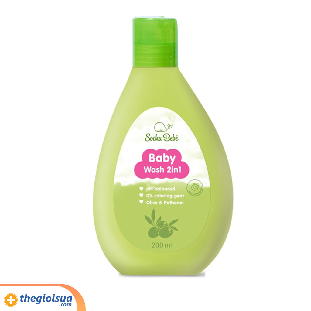 Sữa tắm Sochu BEBÉ - Baby wash 2 in 1 (200ml)