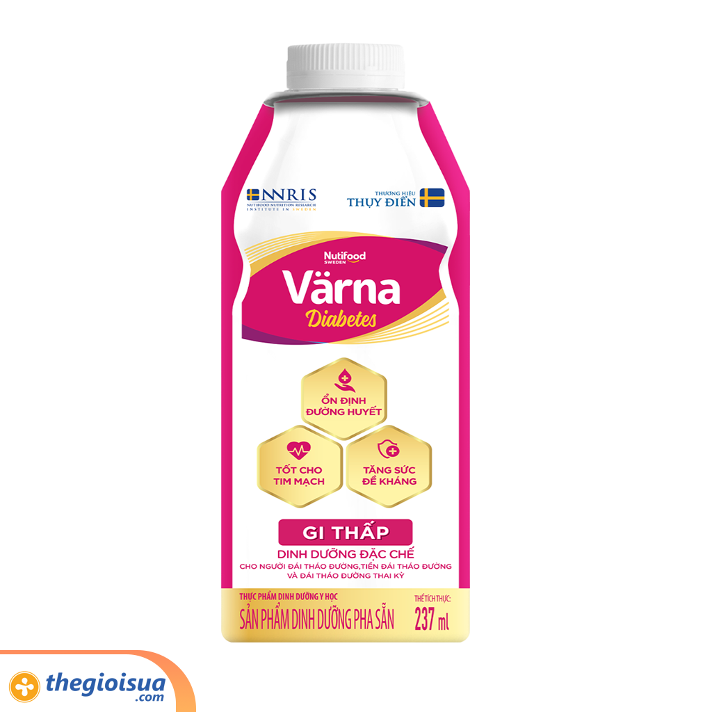 Sữa uống Varna Diabetes 237 ml (Hộp giấy)